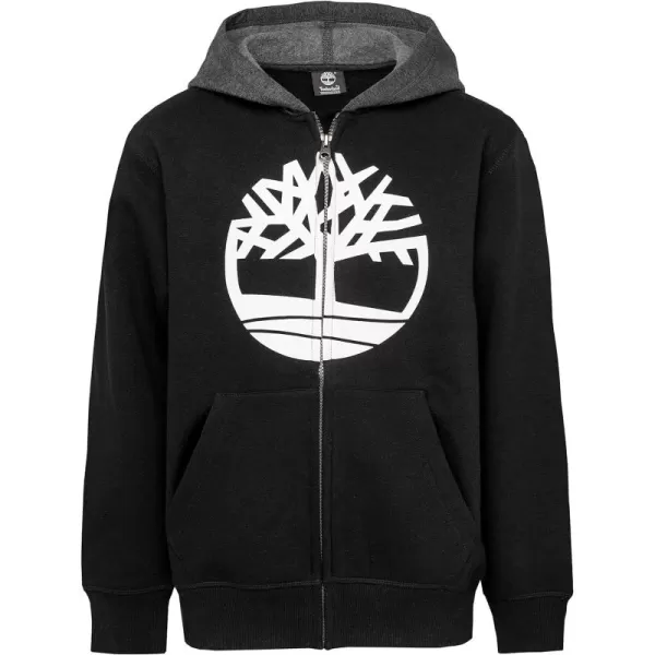 Timberland Boys' Long Sleeve Fleece Full Zip Hoodie Legacy