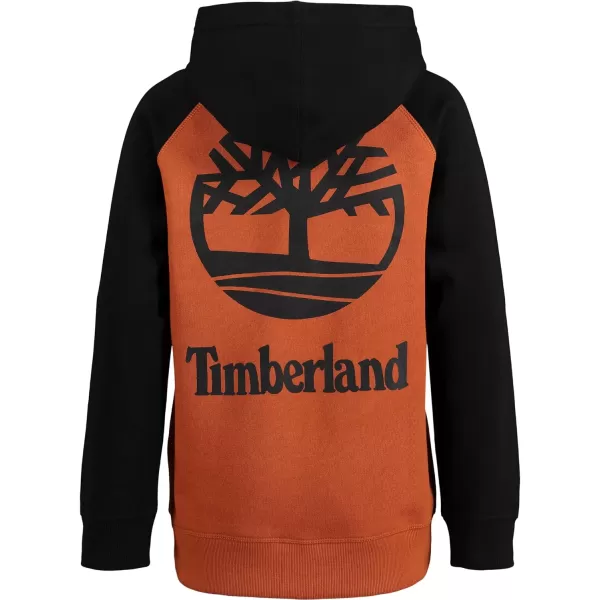 Timberland Boys' Long Sleeve Fleece Full Zip Hoodie Legacy