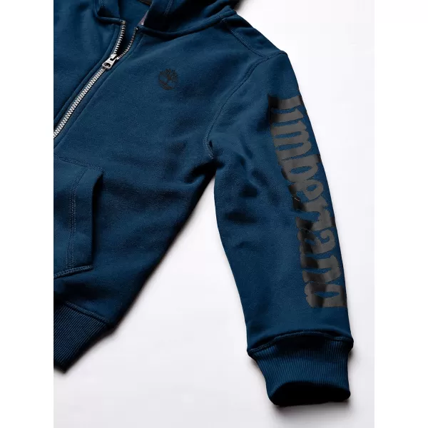 Timberland Boys' Long Sleeve Fleece Full Zip Hoodie Legacy