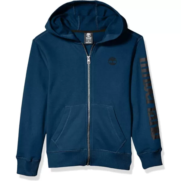 Timberland Boys' Long Sleeve Fleece Full Zip Hoodie Legacy