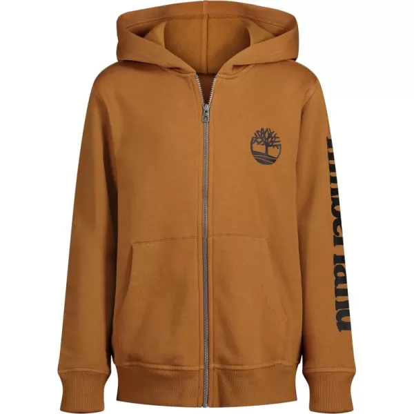 Timberland Boys' Long Sleeve Fleece Full Zip Hoodie Legacy