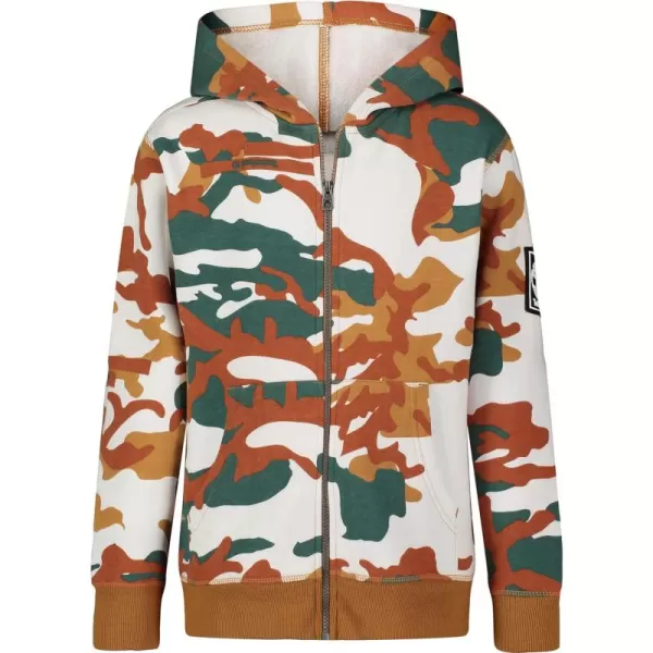 Timberland Boys' Long Sleeve Fleece Full Zip Hoodie Legacy