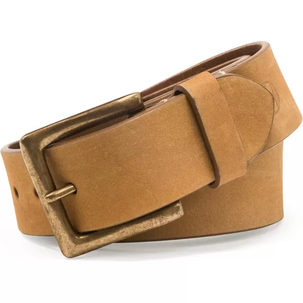 Timberland Men's 38 Mm Boot Leather Wheat Belt