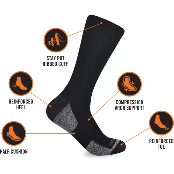 Timberland Men's 4-Pack Comfort Crew Socks