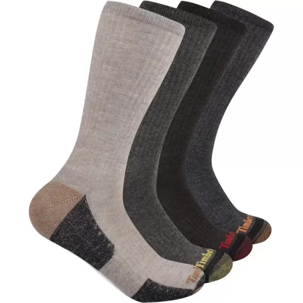 Timberland Men's 4-Pack Comfort Crew Socks