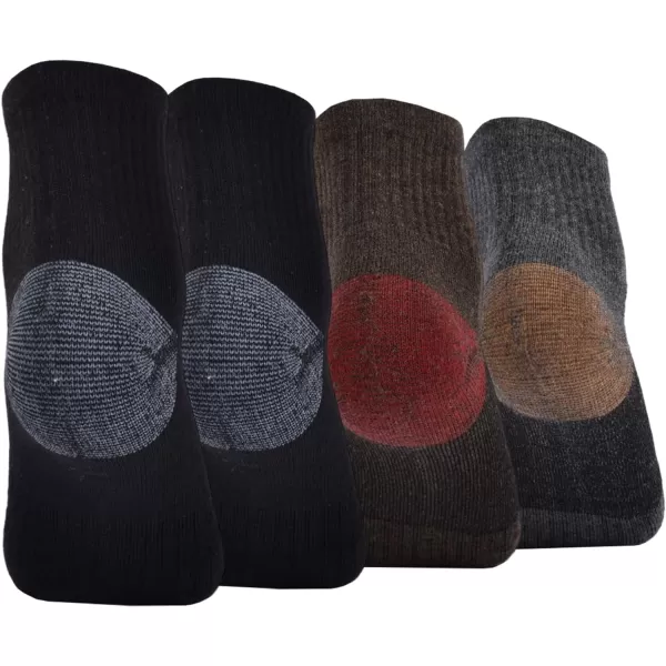 Timberland Men's 4-Pack Half Cushioned Quarter Socks