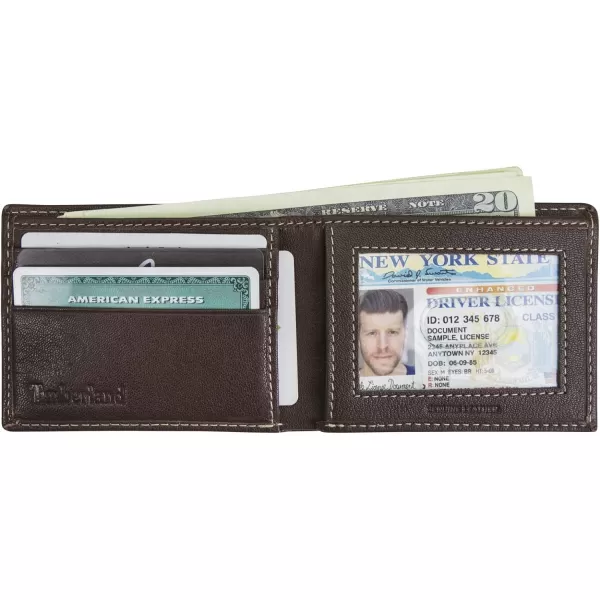 Timberland Men's Blix Slimfold Leather Wallet