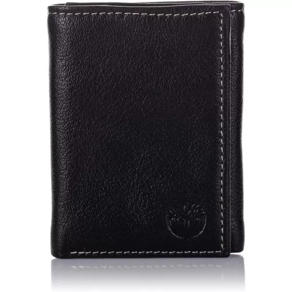 Timberland Men's Genuine Leather RFID Blocking Trifold Wallet