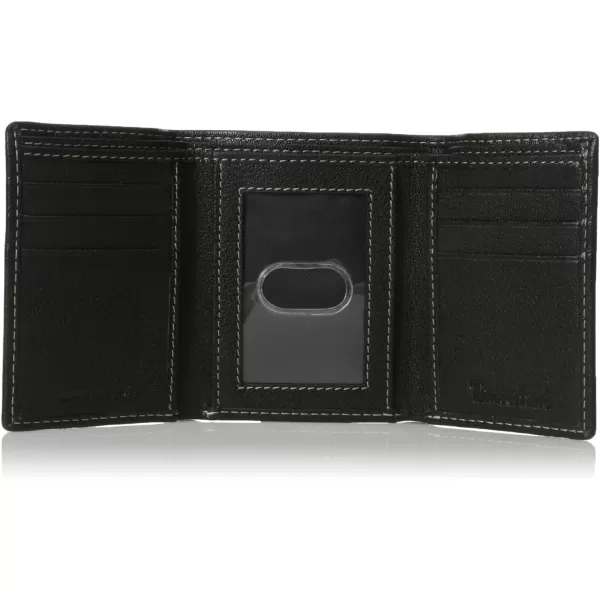 Timberland Men's Genuine Leather RFID Blocking Trifold Wallet