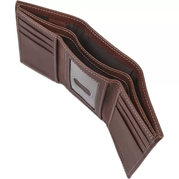 Timberland Men's Genuine Leather RFID Blocking Trifold Wallet