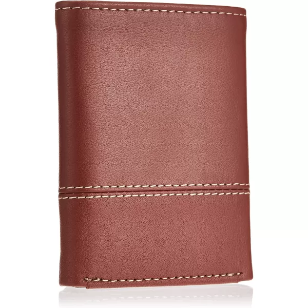 Timberland Men's Genuine Leather RFID Blocking Trifold Wallet