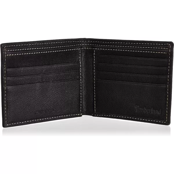 Timberland Men's Genuine Leather Rfid Blocking Passcase Security Wallet