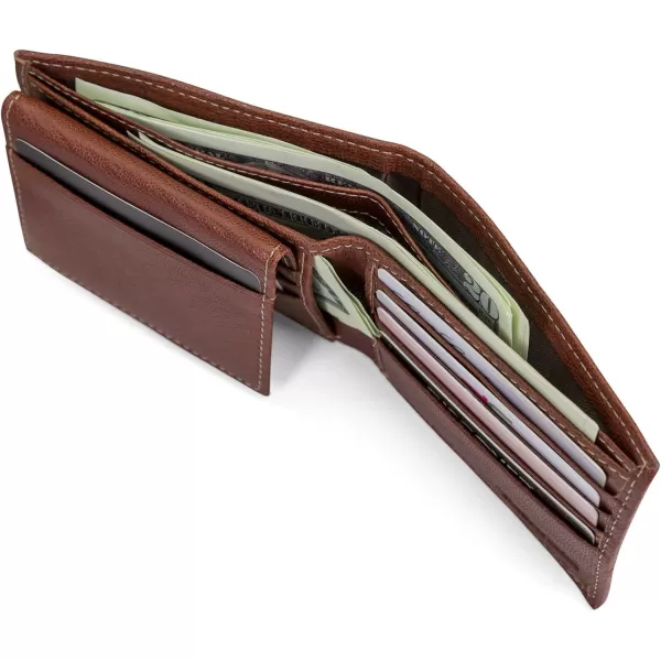 Timberland Men's Genuine Leather Rfid Blocking Passcase Security Wallet