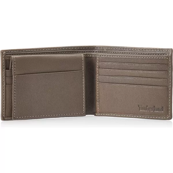 Timberland Men's Genuine Leather Rfid Blocking Passcase Security Wallet