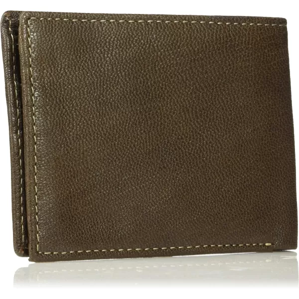 Timberland Men's Genuine Leather Rfid Blocking Passcase Security Wallet