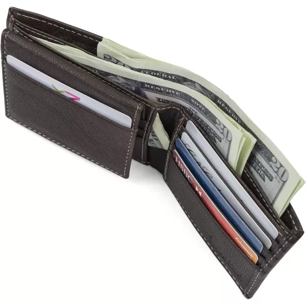 Timberland Men's Genuine Leather Rfid Blocking Passcase Security Wallet