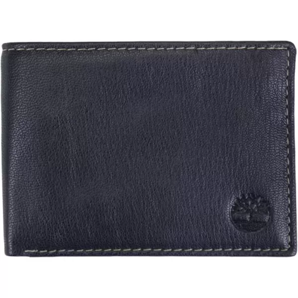 Timberland Men's Genuine Leather Rfid Blocking Passcase Security Wallet