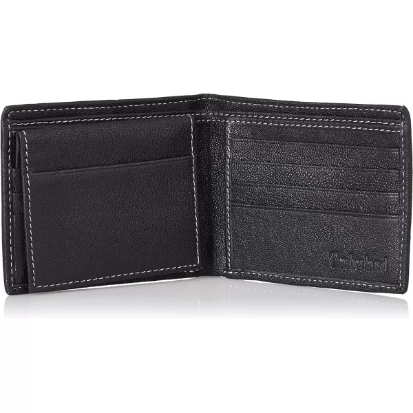 Timberland Men's Genuine Leather Rfid Blocking Passcase Security Wallet