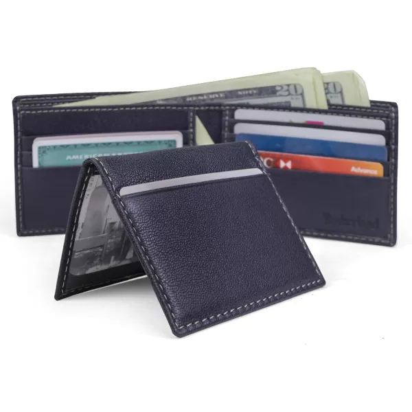Timberland Men's Genuine Leather Rfid Blocking Passcase Security Wallet