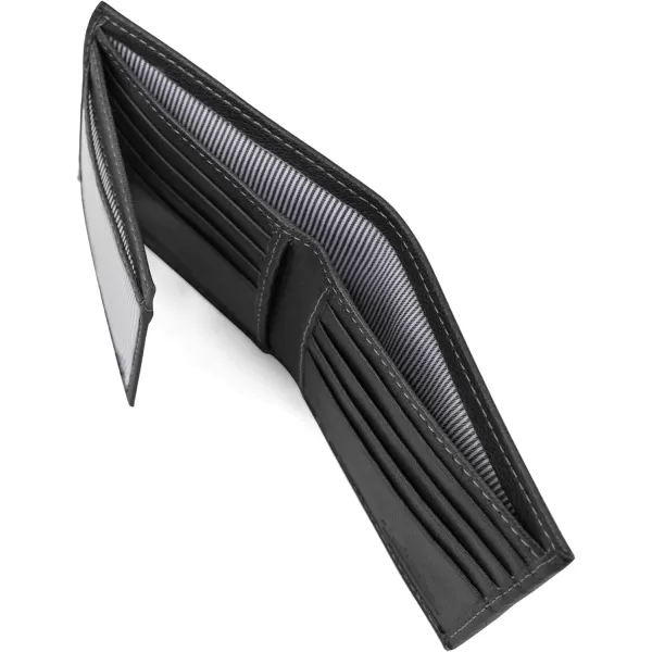 Timberland Men's Leather Passcase Trifold Wallet Hybrid)
