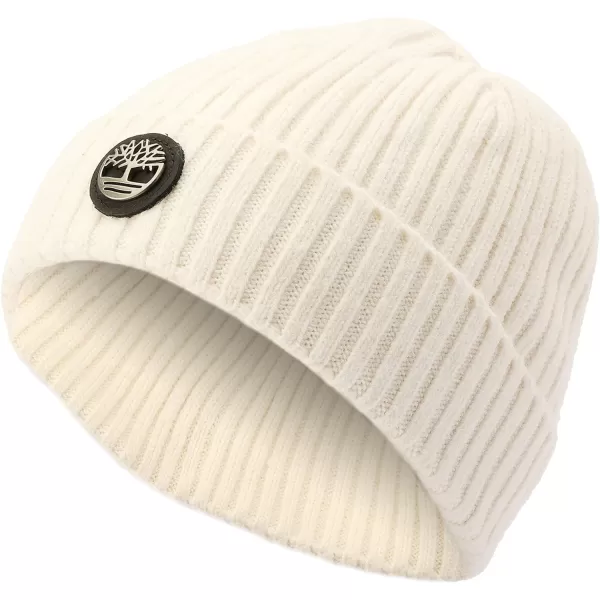 Timberland Men's Ribbed Watch Cap with Logo Plate