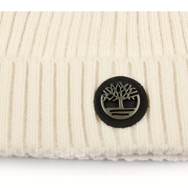 Timberland Men's Ribbed Watch Cap with Logo Plate