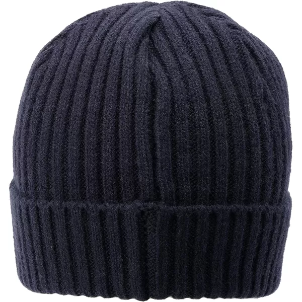 Timberland Men's Ribbed Watch Cap with Logo Plate
