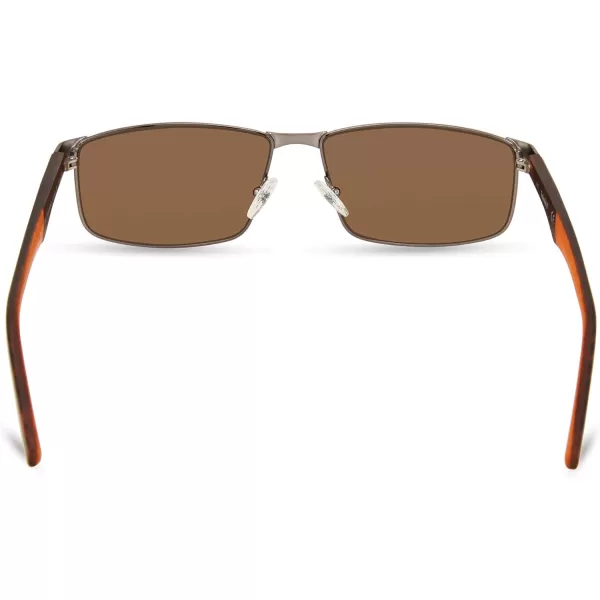 Timberland Men's Tba9265 Rectangular Sunglasses