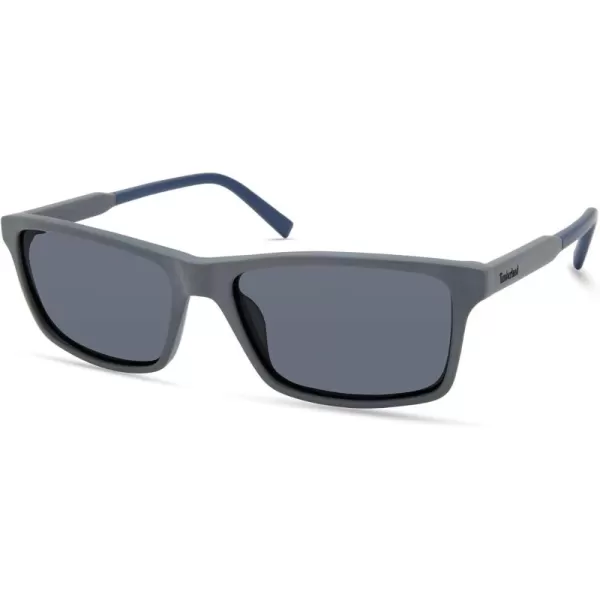 Timberland Men's Tba9268 Rectangular Sunglasses