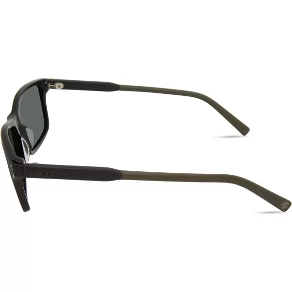 Timberland Men's Tba9268 Rectangular Sunglasses