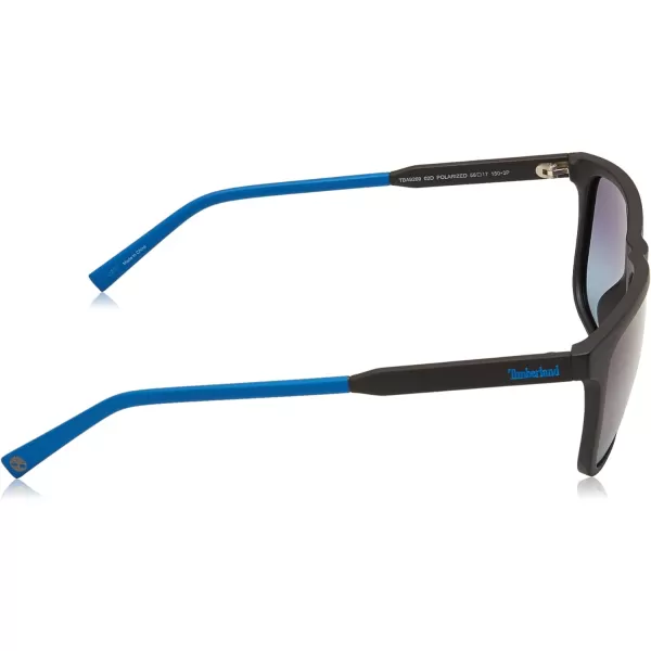 Timberland Men's Tba9269 Rectangular Sunglasses