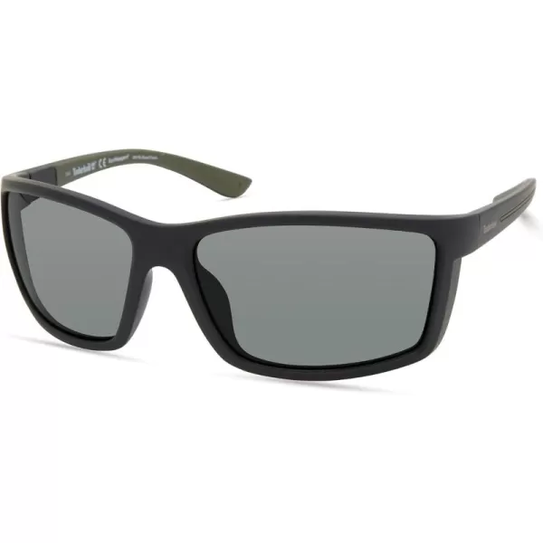 Timberland Men's Tba9273 Rectangular Sunglasses