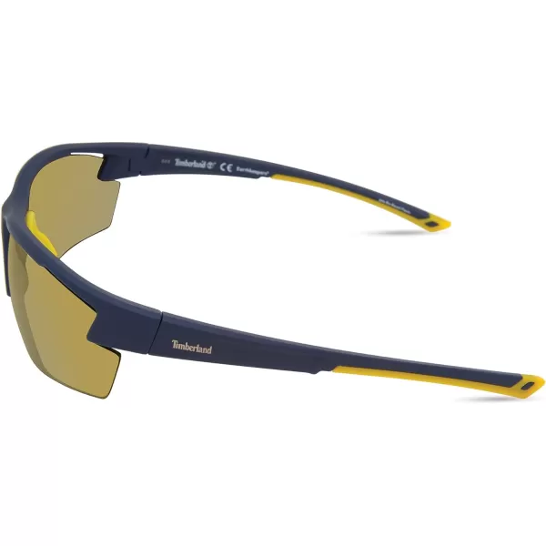 Timberland Men's Tba9274 Rectangular Sunglasses