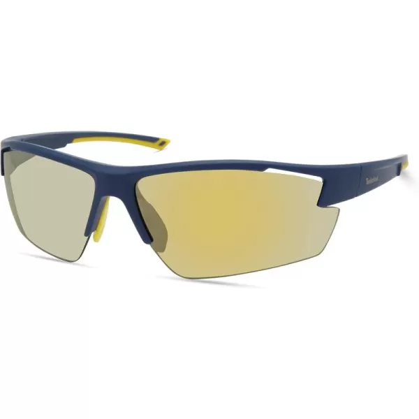 Timberland Men's Tba9274 Rectangular Sunglasses