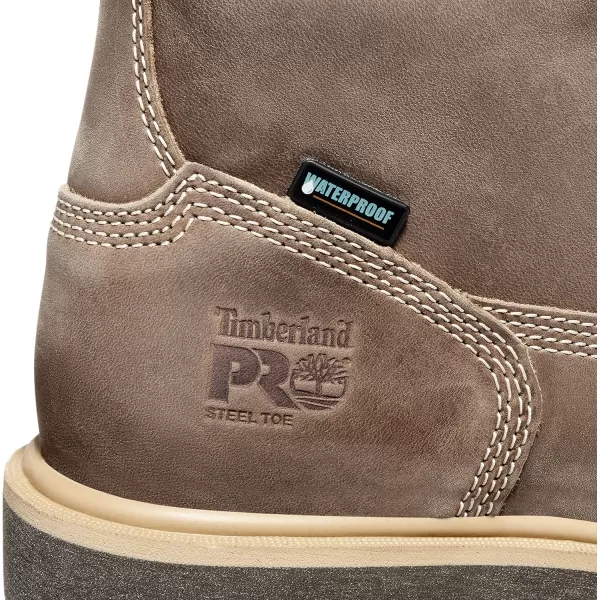 Timberland PRO Women's Direct Attach 6 Inch Steel Safety Toe Insulated Waterproof Industrial Work Boot, Coffee, 5.5