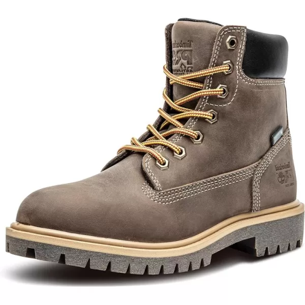 Timberland PRO Women's Direct Attach 6 Inch Steel Safety Toe Insulated Waterproof Industrial Work Boot, Coffee, 5.5