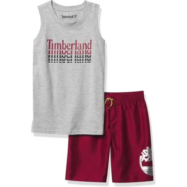 Timberland baby-boys 2 Pieces Muscle Top Shorts Set
