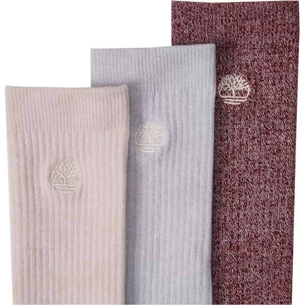 Timberland womens 3-pack Ribbed Full Comfort Boot Socks
