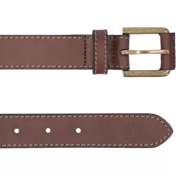 Timberland Boys' Big Leather Belt for Kids)