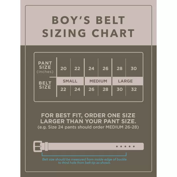Timberland Boys' Big Leather Belt for Kids