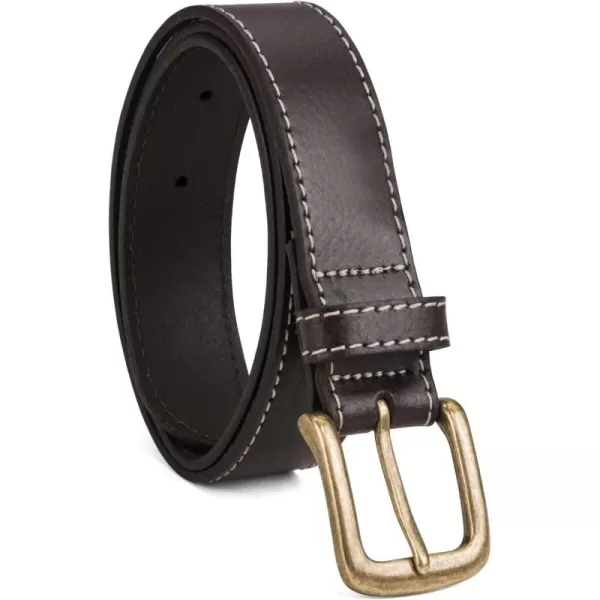 Timberland Boys' Big Leather Belt for Kids)