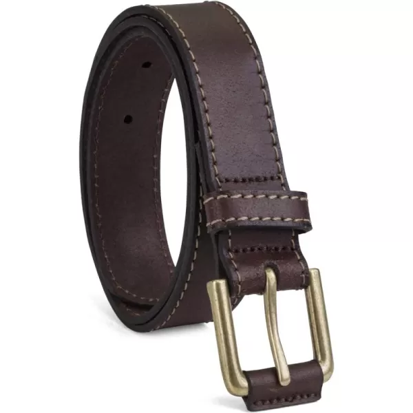 Timberland Boys' Big Leather Belt for Kids)