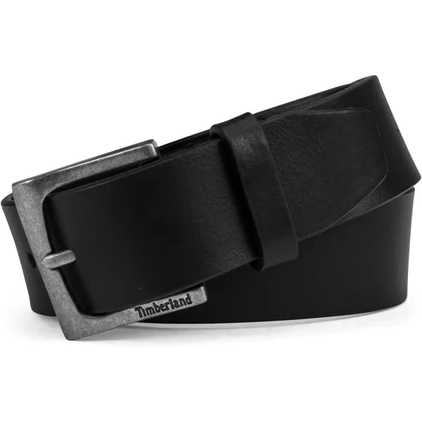 Timberland Men's Classic Leather Jean Belt 1.4 Inches Wide 
