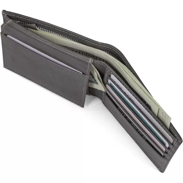 Timberland Men's Leather Wallet with Attached Flip Pocket)