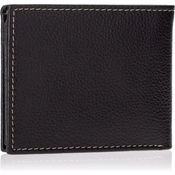 Timberland Men's Leather Wallet with Attached Flip Pocket)