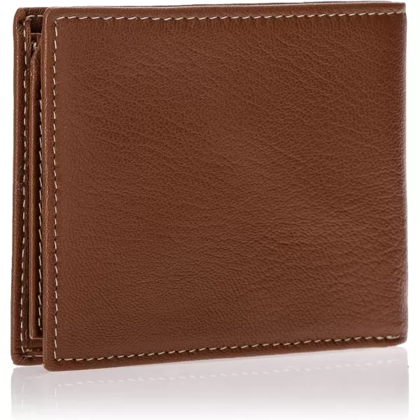 Timberland Men's Leather Wallet with Attached Flip Pocket