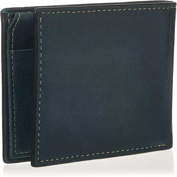 Timberland Men's Leather Wallet with Attached Flip Pocket)