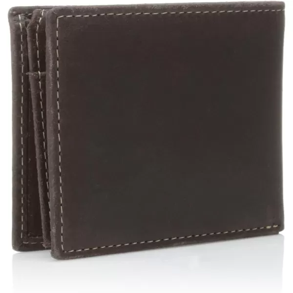 Timberland Men's Leather Wallet with Attached Flip Pocket)
