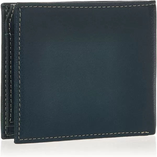 Timberland Men's Leather Wallet with Attached Flip Pocket)