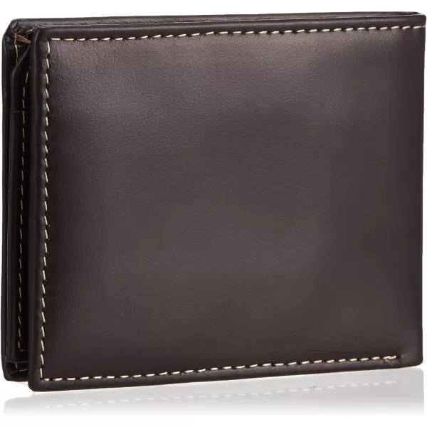 Timberland Men's Leather Wallet with Attached Flip Pocket)